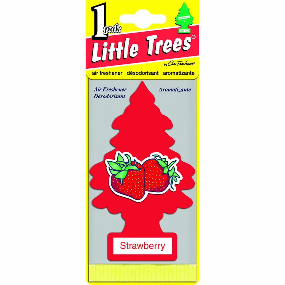 Little Trees Air Freshener - Strawberry 3 Little Trees Air Freshener - Strawberry