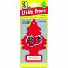 Little Trees Air Freshener - Strawberry 3 Pack -Interior & Exterior Trim shop SCA 130010 hi res
