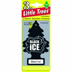 Little Trees Air Freshener - Black Ice 3 Pack