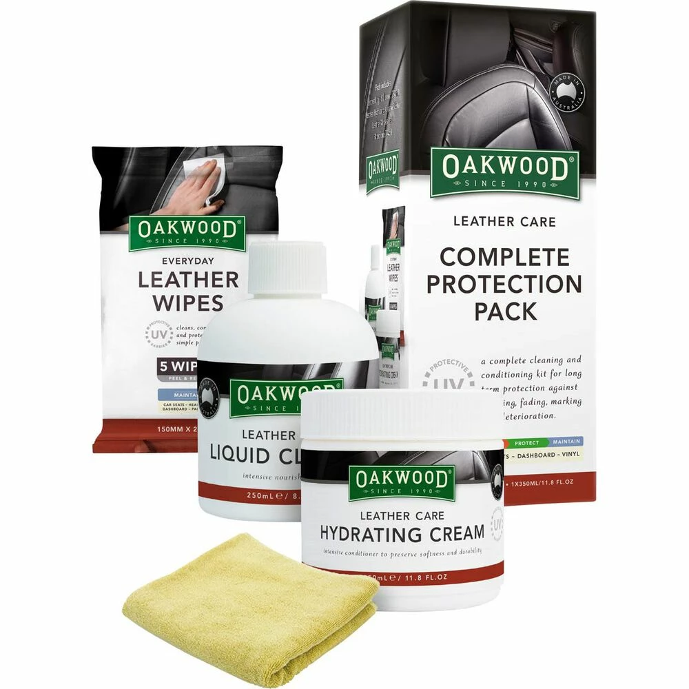 Oakwood Leather Care Complete Protection Pack 3 Oakwood Leather Care Complete Protection Pack