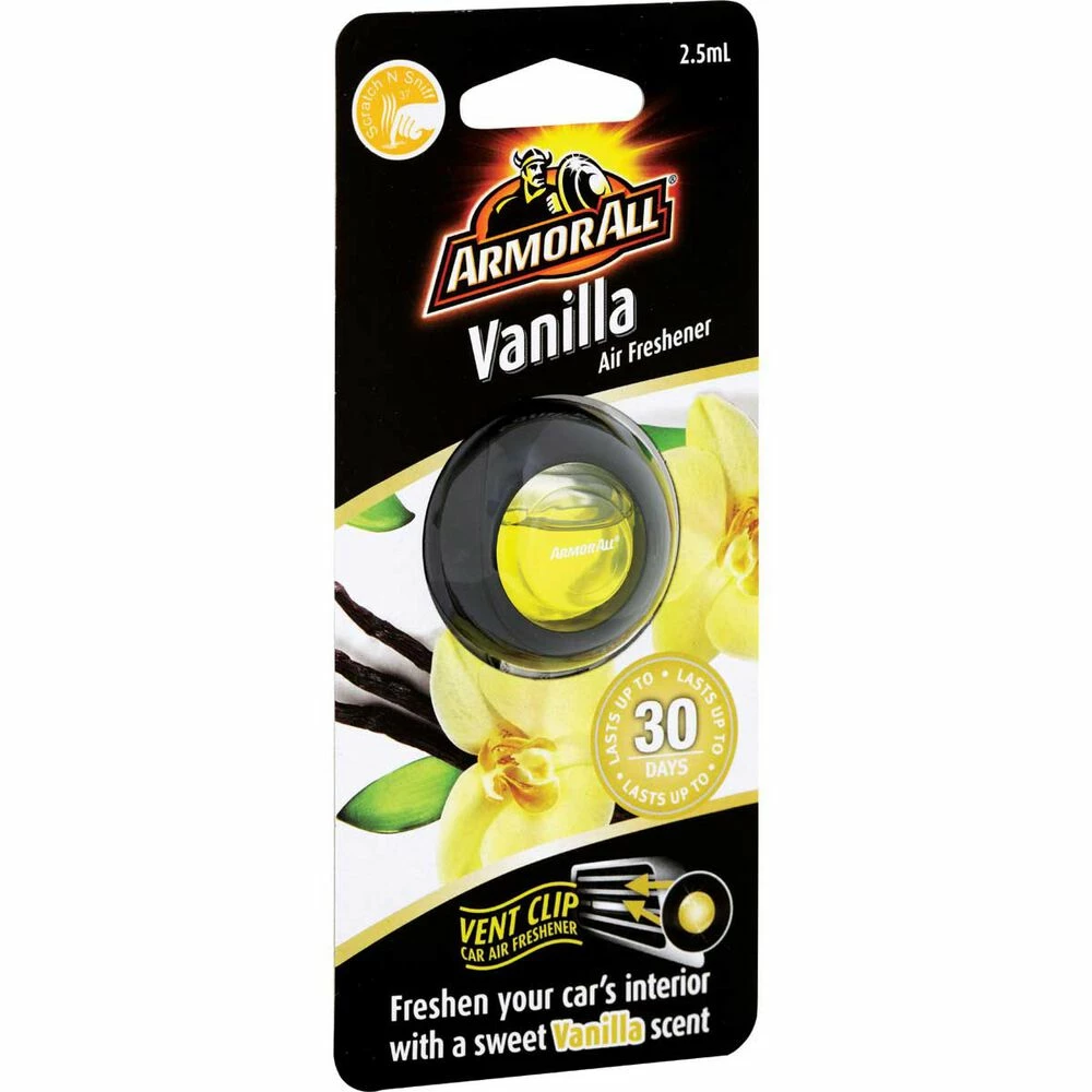 Armor All Vent Air Freshener Vanilla 2.5mL 4 Armor All Vent Air Freshener Vanilla 2.5mL - Image 2