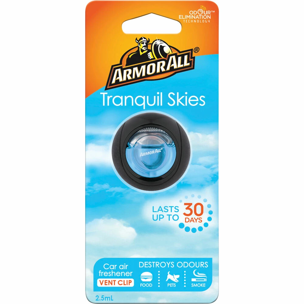 Armor All Vent Air Freshener Tranquil Skies 2.5mL 3 Armor All Vent Air Freshener Tranquil Skies 2.5mL