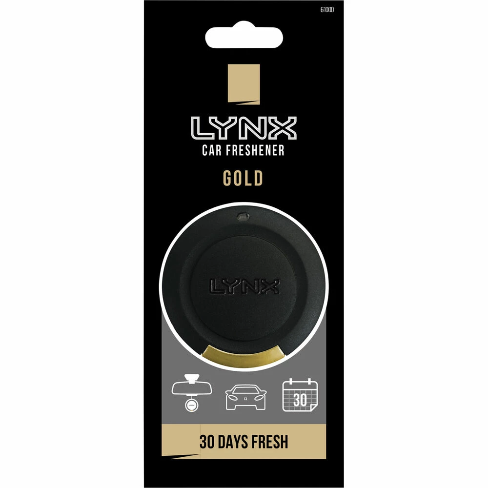 Lynx 3D Air Freshener - Gold 3 Lynx 3D Air Freshener - Gold