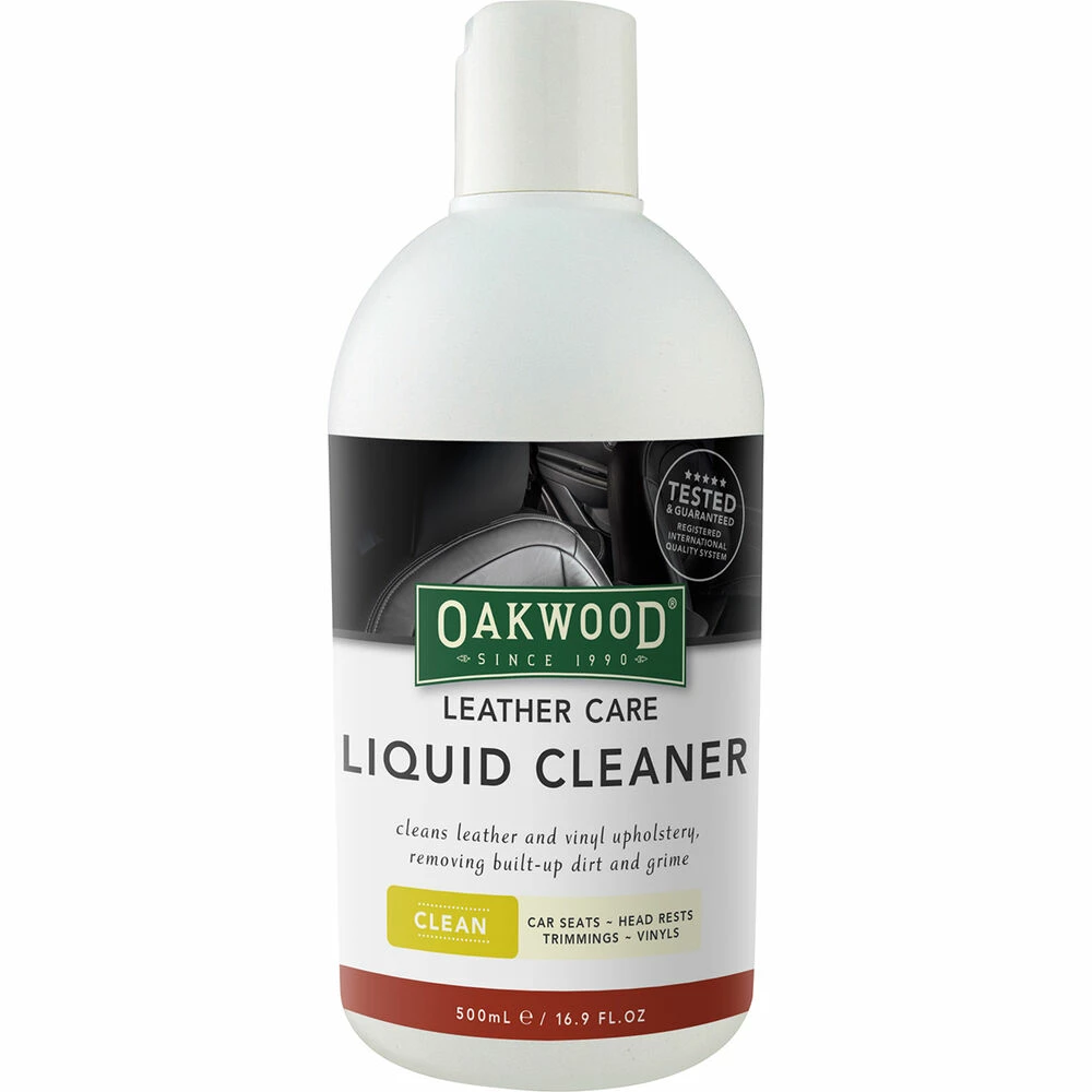 Oakwood Leather Care Liquid Cleaner 500mL 3 Oakwood Leather Care Liquid Cleaner 500mL