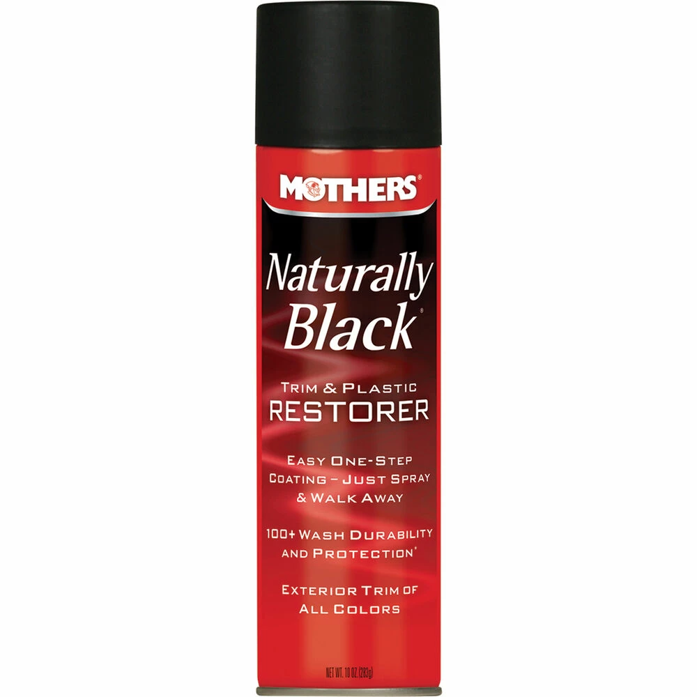 Mothers Naturally Black Trim & Plastic Restorer Aerosol 300g 3 Mothers Naturally Black Trim & Plastic Restorer Aerosol 300g