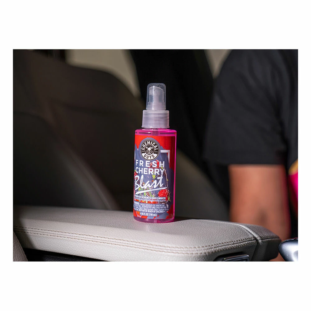 Chemical Guys Air Freshener Spray Fresh Cherry Blast 120mL 7 Chemical Guys Air Freshener Spray Fresh Cherry Blast 120mL - Image 5